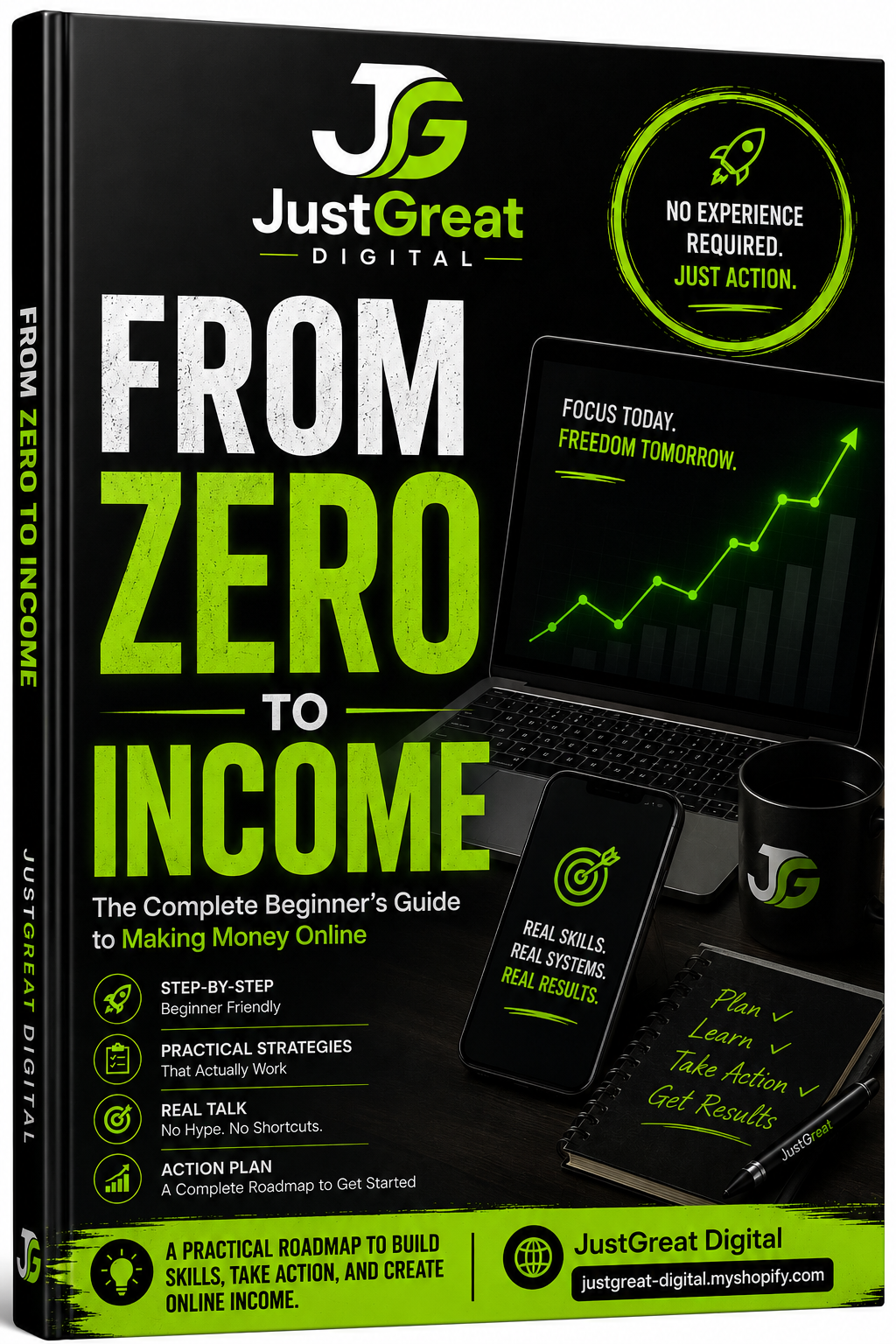 From Zero to Income — The Complete Beginner's Guide to Making Money Online